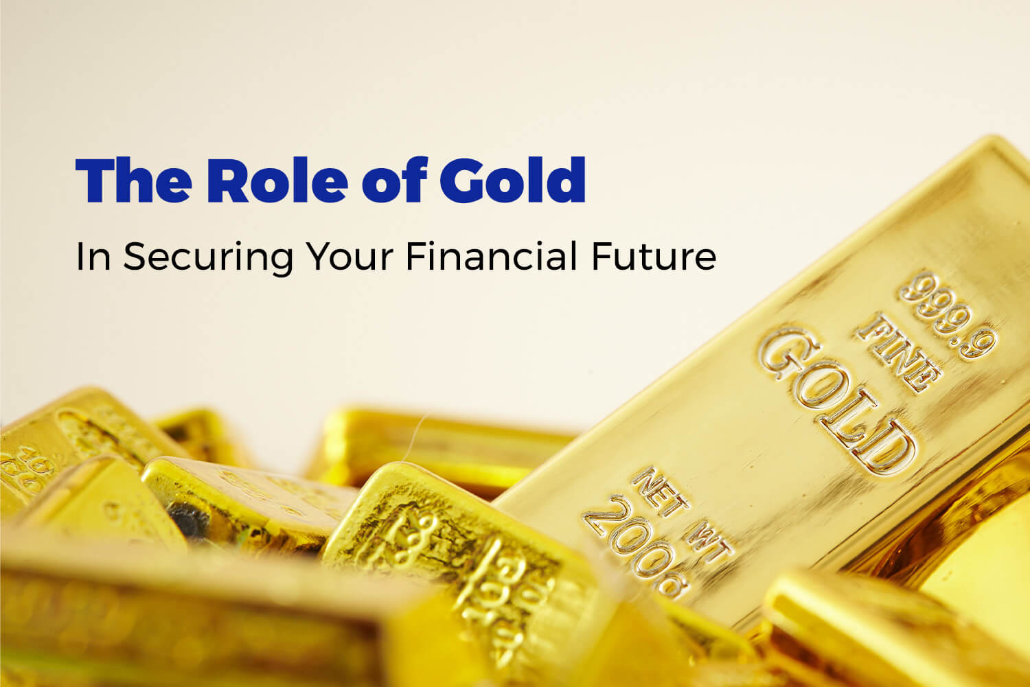 200-gram gold bars from the article of gold and its importance in securing the future on 3elm Elgeib blog from Money Fellows
