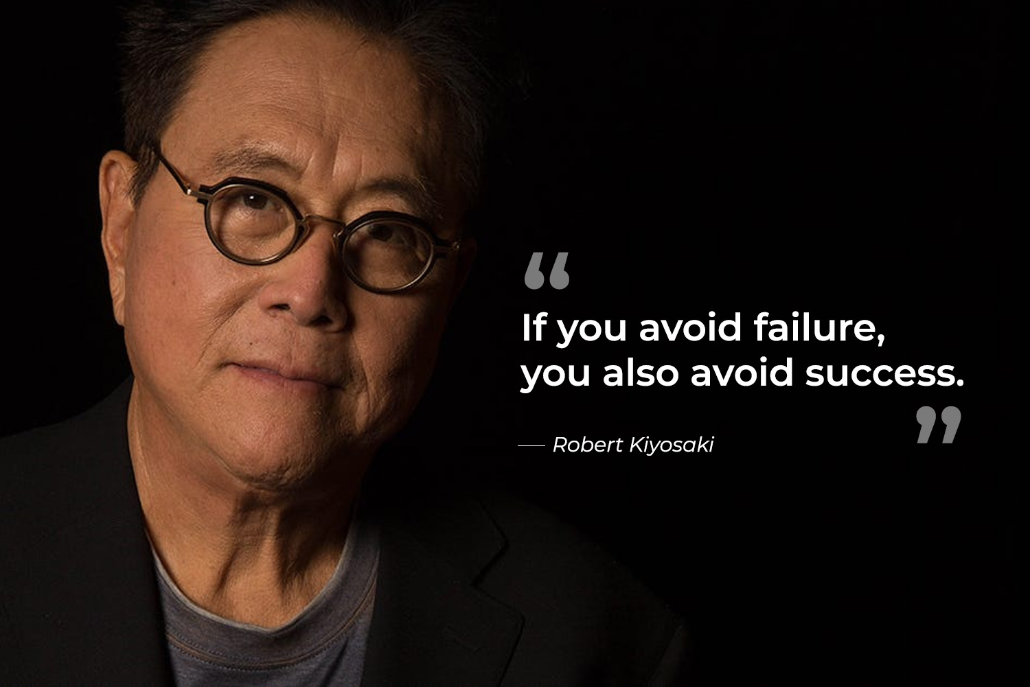 A quote for Robert Kiyosaki from Rich Dad Poor Dad book on 3elm El geib blog
